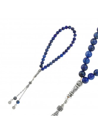 Doğal Taşlı Lapis Tesbih