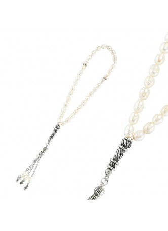 Doğal Taşlı İnci Tesbih