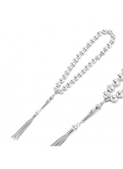 Kalemli Gümüş Tesbih