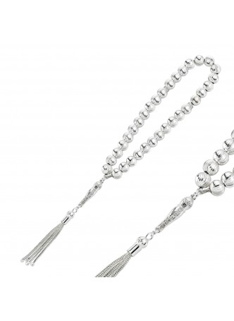 Kalemli Gümüş Tesbih