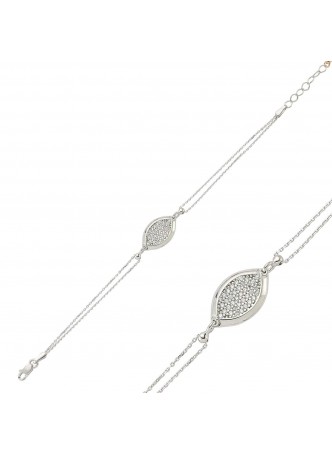 Gümüş Mekik Bileklik