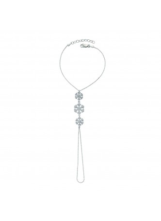 Gümüş Kar Tanesi Şahmeran Bileklik