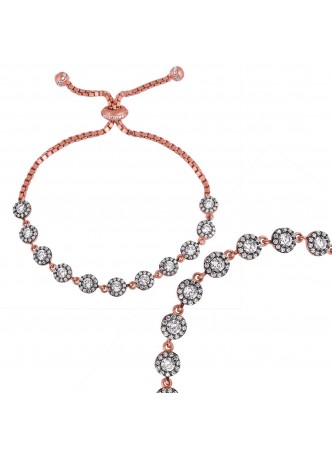 Gümüş Papatya Yolu Asansör Bileklik