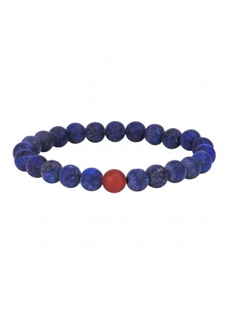 Doğal Taşlı Mat Lapis Bileklik