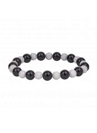 Oniks Beyaz Mercan Taşı Bileklik