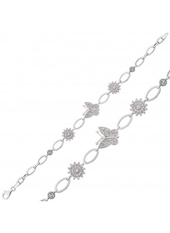 Gümüş Kelebek Bileklik