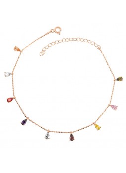 Gümüş Renkli Damla Halhal