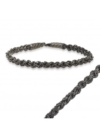 Gümüş Kazaz Sarmaşık Bileklik