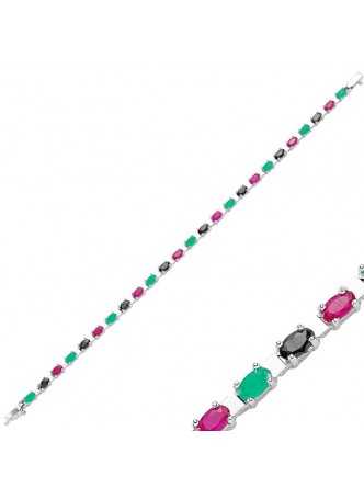 Zirkon Taşlı Suyolu Bileklik