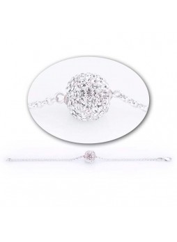 Swarovski Taşlı Kartopu Bileklik