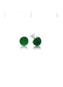 Swarovski Taşlı Yeşil Küpe