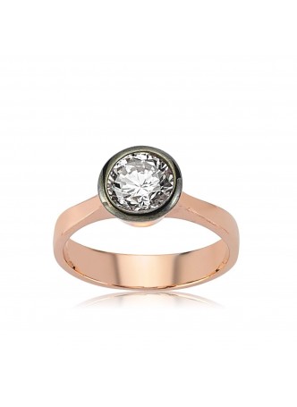 Gümüş Tektaş Yüzük