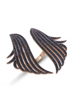 Gümüş Melek Kanadı Yüzük