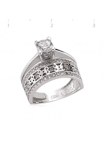 Zirkon Tektaş Yüzük