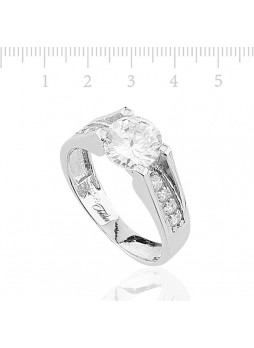 Tek Taşı Gümüş Bayan Yüzük