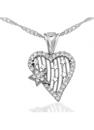 Kalbimin Yıldızı Gümüş Kolye