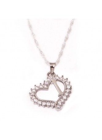 İ Harfi Gümüş Kolye