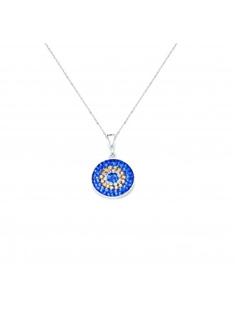Gümüş Swarovski Kolye