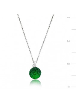 Swarovski Taşlı Yeşil Kolye