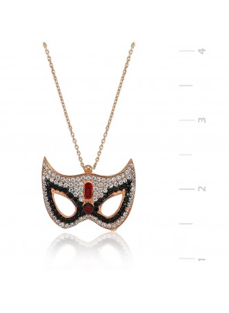 Gümüş Maske Kolye