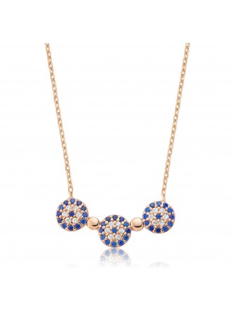 Gümüş Nazar Kolye