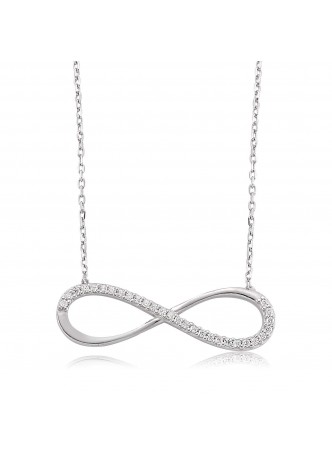 Gümüş Sonsuzluk Kolye