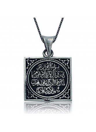 Gümüş Nazar Duası Kolye