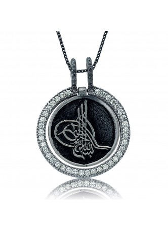 Gümüş Tuğra Kolye