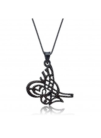 Gümüş Tuğra Kolye