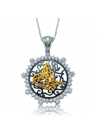 Gümüş Tuğra Kolye