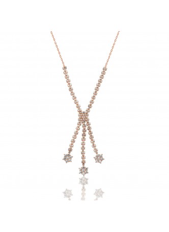 Gümüş Çiçek Kolye