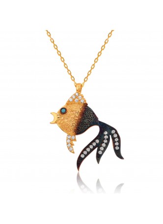 Gümüş Balık Kolye