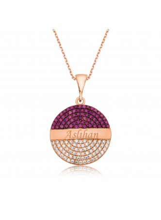 Gümüş İsimlik Bayan Kolye