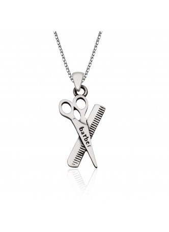 Gümüş Berber Kolye