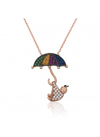 Gümüş Yeni Doğan Bebek Kolye