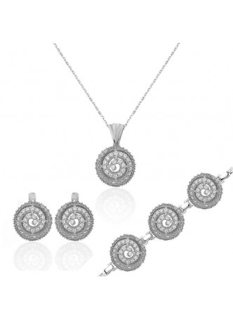 Girdap Gümüş Set