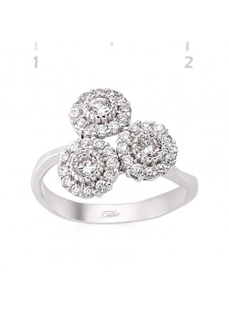 Gümüş Zirkon Taşlı Yüzük