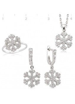 Zirkon Taşlı Kartanesi Set