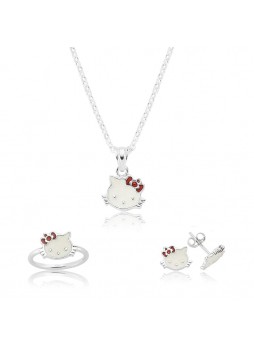 Gümüş Kedi Çocuk Set