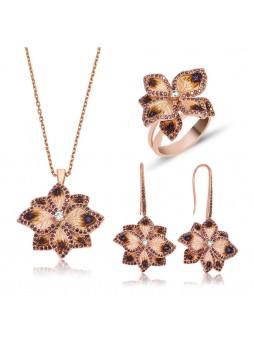 Gümüş Menekşe Set