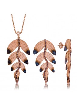 Gümüş Başak Dalı Set