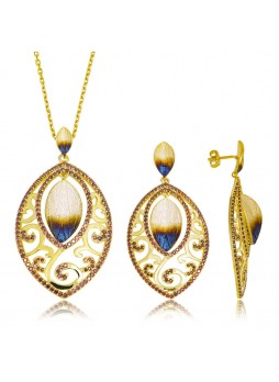 Gümüş Yaprak Kurusu Set
