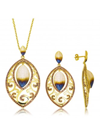 Gümüş Yaprak Kurusu Set