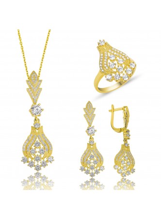 Gümüş Sarı Lale Set