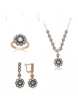 Rose Kaplama Papatya Set