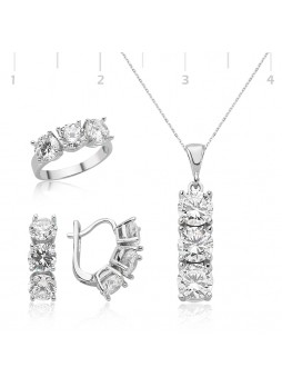 Gümüş Tria Set