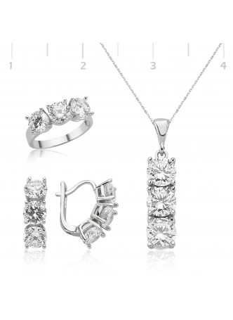 Gümüş Tria Set