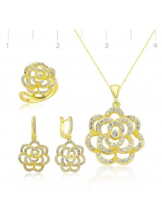 Gümüş Gül Set
