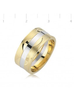 Altın Kaplama Erkek Alyans