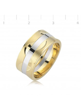 Altın Kaplama Erkek Alyans